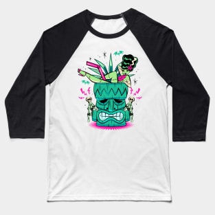 Tiki monster Baseball T-Shirt